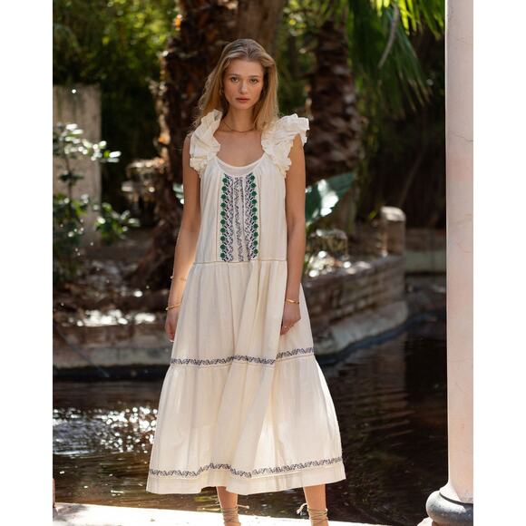Band of the Free Arrouya Dress Cream Small - Picture 1 of 10